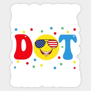 Happy Dot Day 2022 International dot day Kids Sticker